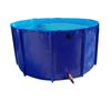 Estanque de Peces de Lona, Tela Impermeable Plegable con Marco, Piscina Grande Espesa para Cría de Camarones al Aire Libre, Se Puede Almacenar