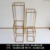 Nuevo Soporte de Flores para Guía de Carretera de Hierro Forjado Accesorios para Bodas Suministros Contenedor de Flores para Mesa Principal de Boda Base para Arreglos Florales Adorno Accesorios para Fotografía