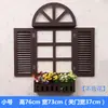 Accesorios para el hogar estilo mediterráneo ventana falsa estilo europeo ventana falsa colgante de pared caja de medidor pastoral decoración de pared decoración de pared