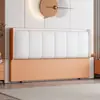 Nuevo Modelo 2025 Cabecero con Tapicería Suave, Respaldo Moderno Simple de Madera Maciza de Pie, Cabecero de Cuero Resistente a Arañazos de Gato Se Vende por Separado