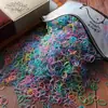 1000 sacola de frango de elástico infantil elástico de cabelo descartável elástico de cabelo pequeno infantil não machuca anel de cabelo