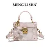 Bolso caja de alta costura estilo chino con bordado floral, bolso de mano, diseño de nicho estilo francés de un solo hombro cruzado para mujer