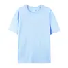 Camiseta de manga corta 100% algodón puro para hombre, unisex, corte holgado casual, camiseta lisa de color sólido de 210g, camiseta publicitaria
