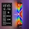 Luz Rotativa LED para Cabeleireiro Motor com Carcaça de Metal Iluminação Giratória Barber Shop Salão de Beleza Caixa de Luz Super Brilhante Pendurado na Parede Impermeável para Exterior