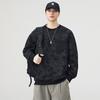 Sudadera de cuello redondo Anyang para hombre 2025 Otoño Nueva Tendencia Holgada Casual Mangas Largas Tops Ropa Marca de Moda Ropa para Hombre