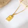 Novo Colar de Luxo Leve Estilo Francês Versátil Design de Nicho Corrente para Clavícula Acessório de Alta Qualidade em Estoque Atacado