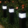 Lámpara Solar de Césped, Iluminación Ambiental, Lámpara de Suelo para Exterior, Decoración de Jardín, Lámpara de Patio Cuadrada Plug and Play