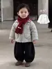 Chaqueta de algodón de invierno para niño de un año, prenda exterior acolchada estilo coreano, ropa de invierno engrosada para bebé, ropa elegante para niños