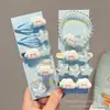 Pinza para el Cabello Súper Linda y Relajante con Forma de Nube y Estrella de Cinco Puntas para Mujer, Dulce Pinza de Pato Azul con Estrellas y Letras, Accesorio Versátil para el Lado del Cabello