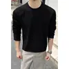 2026 HT26438 Comprimento Estendido Outdoor Plus Size Gola Redonda Estruturada Manga Longa Camiseta M-5X HT26713-Especial P20