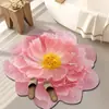 Alfombra de Barro Diatómico Floral 3D Temu Transfronteriza Alfombrilla de Piso para Baño del Hogar Puerta de Baño Absorbente Antideslizante Felpudo