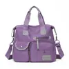 Nova Moda Bolsa de Mão Feminina Grande Capacidade Bolsa Transversal Nylon Casual Bolsa de Viagem Multi-Bolsos Ombro Único Bolsa de Axila