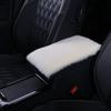 Almohadilla de caja de reposabrazos de coche de felpa transfronteriza anti-piel de conejo, nueva, gruesa, colorida, interior suave, almohadilla de reposabrazos central, fábrica