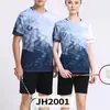 Traje de Bádminton para Hombres y Mujeres, Traje de Tenis Personalizado para Niños y Adultos, Camiseta Transpirable Profesional de Secado Rápido al por Mayor