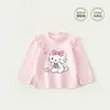 Camiseta de Manga Larga para Niños Ropa de Bebé Algodón Puro Otoño e Invierno Ropa Interior Ropa de Otoño Niños y Niñas Bebés Todas las Estaciones Ropa Exterior
