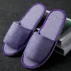 Fábrica de Yantai Chinelo Descartável Espesso Antiderrapante de Algodão e Linho para Salões de Beleza, Hotéis, Pousadas e Uso Doméstico