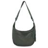 Bolsa Transversal Simples de Grande Capacidade Estilo Japonês para Mulheres, Bolsa de Ombro Leve com Textura de Nylon, Bolsa Dumpling Versátil e Fashion para Mulheres
