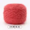 Grupo grande de ardilla terciopelo pelo largo mohair grosor medio hecho a mano diy tejido ganchillo gorro bufanda hilo de ardilla lana punto