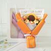 Buquê de Girassol Tricotado Produto Acabado Presente de Aniversário Presente de Dia das Mães Dia dos Namorados Pom Pom de Lã Bouquet para o Dia do Professor