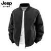 Nueva Chaqueta de Trabajo Multibolsillos para Hombre Otoño/Invierno 2025 Moda Tendencia Cuello Alto Casual Estilo Coreano Chaqueta Abrigo
