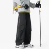 Pantalones Casuales de Trabajo para Hombre Tendencia de Moda Primavera y Otoño Pantalones de Senderismo Impermeables a Prueba de Viento para Deportes al Aire Libre Montañismo
