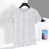 Camiseta de Mujer de Seda de Hielo de Secado Rápido para Correr, Deportes, Fitness, Transpirable, Cómoda, Fresca, Top Corto, Delgada, Manga Corta, Casual