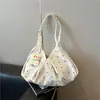 Bolsa de Bolinhas Estilo Coreano Feminina Estilo Preguiçoso 2026 Verão Nova Tendência Moda Diária Bolsa Tote Sacola de Grande Capacidade