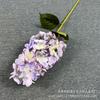 Flor artificial abacaxi único hortênsia grande hortênsia colorida casamento salão de casamento fileira de flores conjunto decorativo de flores Atacado