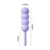 Vibrador de Espino Blanco Confitado Laila para Principiantes, Juguete Sexual Anal, Vibrador Corporal, Bolas Vaginales y Anales Unisex