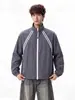 Chaqueta de protección solar a rayas para hombre para exteriores, abrigo deportivo de verano transpirable, ligera, cuello alto, con paneles, chaqueta solar con protección UV
