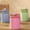 Cubo palillero trigo plástico palillo palillo pajita transparente automático lata creativo caja de palillos presionar publicidad