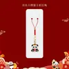 Lanyard para Teléfono de Pequeño Panda Festivo Estilo Chino Chengdu Sichuan Turismo Cultural y Creativo Bolsita Pequeña para Regalo Llavero Colgante Pequeño