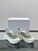 Zapatos de Padre Gruesos para Exteriores Transfronterizos MCL Malla Empalmada Cuero Genuino Zapatos Deportivos Casuales Tendencia Europea y Americana Zapatos de Senderismo