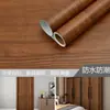 Adesivos de mesa, papel de parede autoadesivo à prova d'água, adequado para mesas, armários, portas, escrivaninhas, renovação de móveis, à prova de umidade, lavável, papel de parede com textura de madeira
