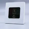 Painel de interruptores para comércio exterior, tomada elétrica, painel embutido tipo 86, interruptor de parede britânico de cinco furos, tomada USB.