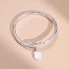 Pulsera Ruyi de plata pura 999 plata esterlina para mujer, pulsera de bambú Festival de la Suerte, marca segura, pulsera de plata feliz, nicho, pulsera sólida, regalo