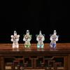 Yuyuyuan esmalte luminoso doze pingente cinza perfumado do zodíaco esmalte antigo mascote artesanato criativo