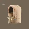 Gorro Grueso Tipo Lei Feng con Forro de Felpa para Invierno, Unisex, Cortavientos, Resistente al Frío, Protección para el Cuello, Resistente a Temperaturas Bajo Cero, Gorro Cálido para Ciclismo