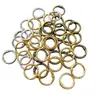 Fecho de Mola Redondo de Latão Selecionado Fecho de Colar Prata Dourado Acessórios de Joia Cor Bronze Antigo Argola de Mola para Chaveiro