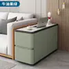 Armário Lateral para Sofá de Sala de Estar, Aparador com Sensação de Luxo Leve e de Alta Qualidade, 30cm de Largura, Armário Lateral Ultra-Estreito Pequeno, Mesa Lateral Moderna Simples