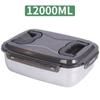 Acero Inoxidable Material 304 Caja para Comida Fresca Comida Empaquetada Caja para Comer Caja de Almacenamiento de Frutos Secos Transfronteriza Caja Redonda Doméstica para Conservar Fresco
