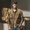 Jaqueta de Trabalho Pesada Americana Masculina Outono/Inverno Tendência Solta Outdoor Hardcore Funcional Tática Primavera/Outono Jaqueta Coach