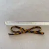 Acessórios de Cabelo Estilo Coreano High-End Estampa de Leopardo Laço Pequeno Estéreo DIY Artesanal Nicho Grampo de Cabelo Acessórios para Roupas Sapatos Bolsas