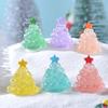 Navidad Transfronteriza Luminoso Pequeñas Uvas Árbol de Navidad Micro-paisaje Escena de Nieve Paisajismo Pequeños Adornos Navidad DIY Pequeños Accesorios