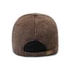 Gorro de Lana Cálido con Protección para las Orejas Gorro para Mediana Edad y Edad Avanzada Algodón Grueso con Forro Polar Gorro Casual Otoño e Invierno Gorra de Béisbol
