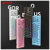 BAJEAL k71 cable desmontable enchufe tipo C interruptor azul teclado mecánico gaming profesional iluminación deslumbrante venta al por mayor venta directa