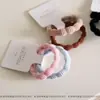 2 Peças~ Novos Elásticos de Cabelo de Qualidade Coreana Que Não Danificam o Cabelo, Elásticos de Borracha Suaves e Altamente Elásticos Anéis de Cabelo