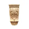 Coluna Romana Estilo Europeu Madeira Maciça Esculpida Decoração Simples Estilo Europeu Cabeça de Coluna Estilo Chinês Viga de Suporte Viga de Suporte Almofada Móveis Lareira Armário