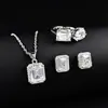 Apertura Transfronteriza de Amazon Conjunto de Joyería Ajustable Set de Tres Piezas Clásico para Mujer r7089-e1997-x1997