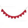Bandeirola Puxa Bandeira em Formato de Coração Decoração Dia dos Namorados Aniversário Casamento Pingente de Shopping Coração de Amor Acessórios Criativos DIY Bandeirolas
